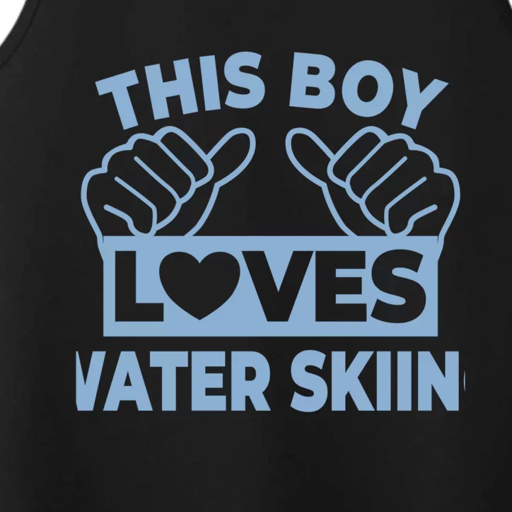 This Loves Water Skiing Water Skiing Water Skier Gift Performance Tank