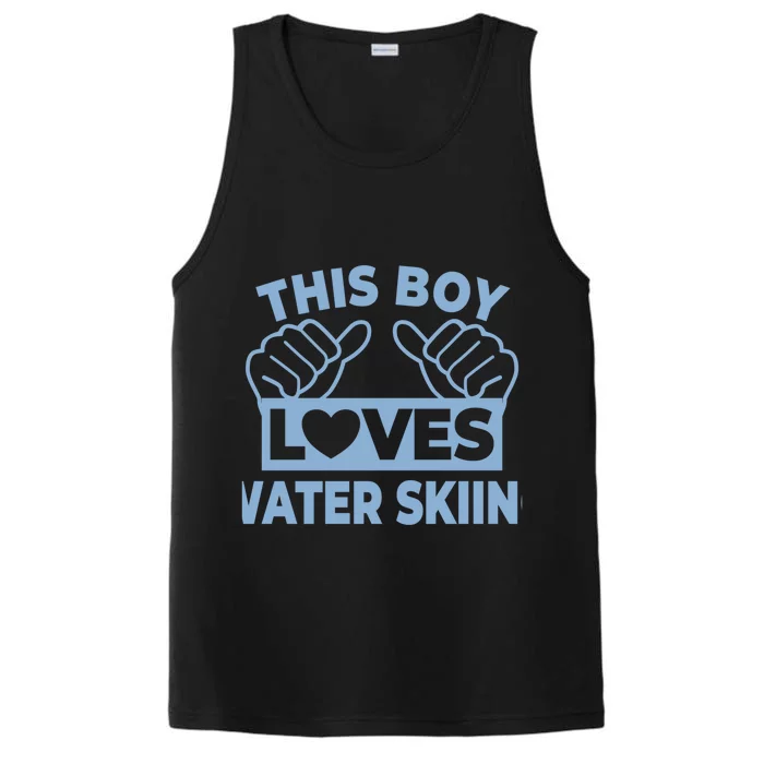 This Loves Water Skiing Water Skiing Water Skier Gift Performance Tank