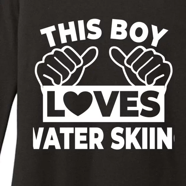 This Loves Water Skiing Water Skiing Water Skier Gift Womens CVC Long Sleeve Shirt