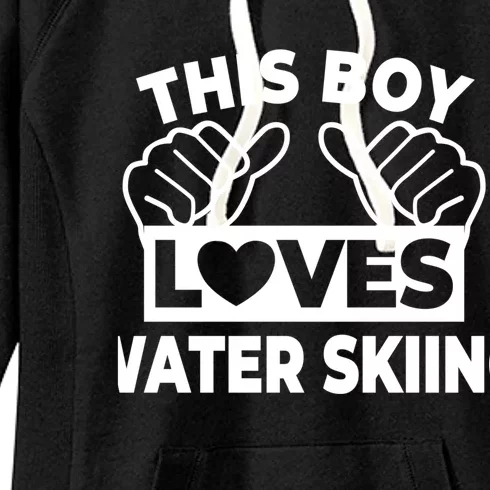 This Loves Water Skiing Water Skiing Water Skier Gift Women's Fleece Hoodie