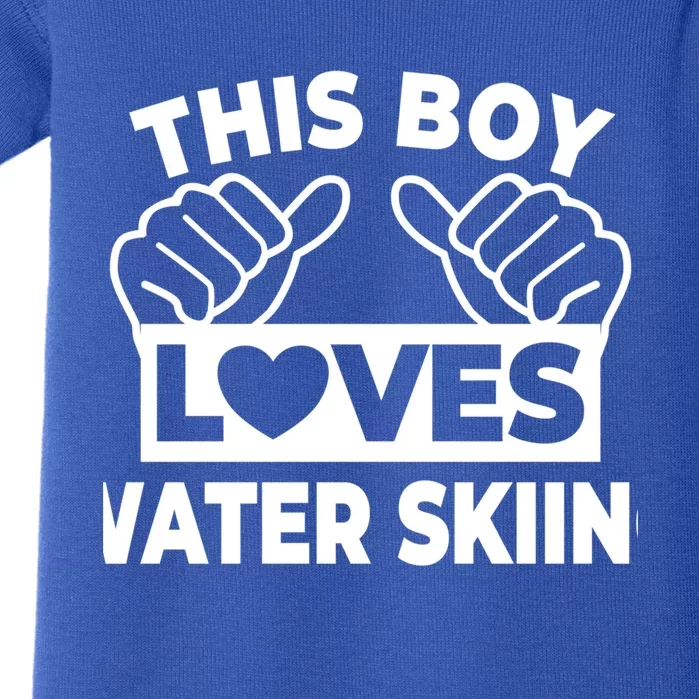 This Loves Water Skiing Water Skiing Water Skier Gift Baby Bodysuit