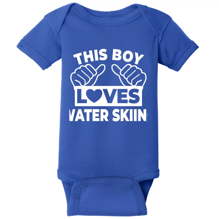 This Loves Water Skiing Water Skiing Water Skier Gift Baby Bodysuit