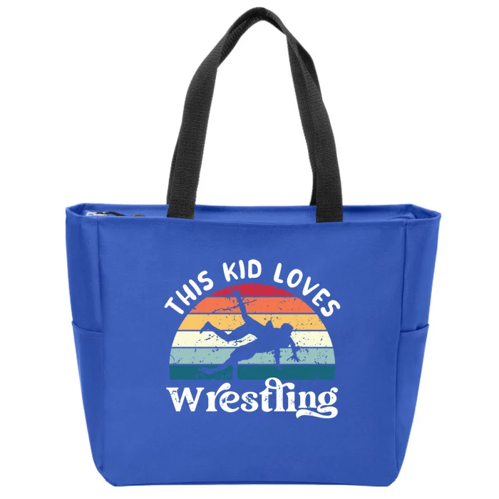 This Loves Wrestling Gift Zip Tote Bag