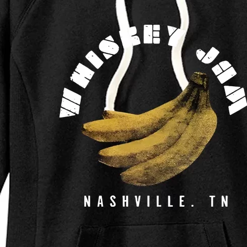 Taylor Lewan Wearing Whiskey Jam Banana Women's Fleece Hoodie