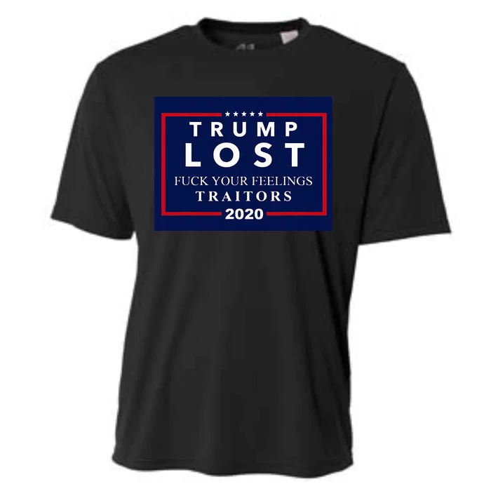 Trump Lost Your Feelings Cooling Performance Crew T-Shirt