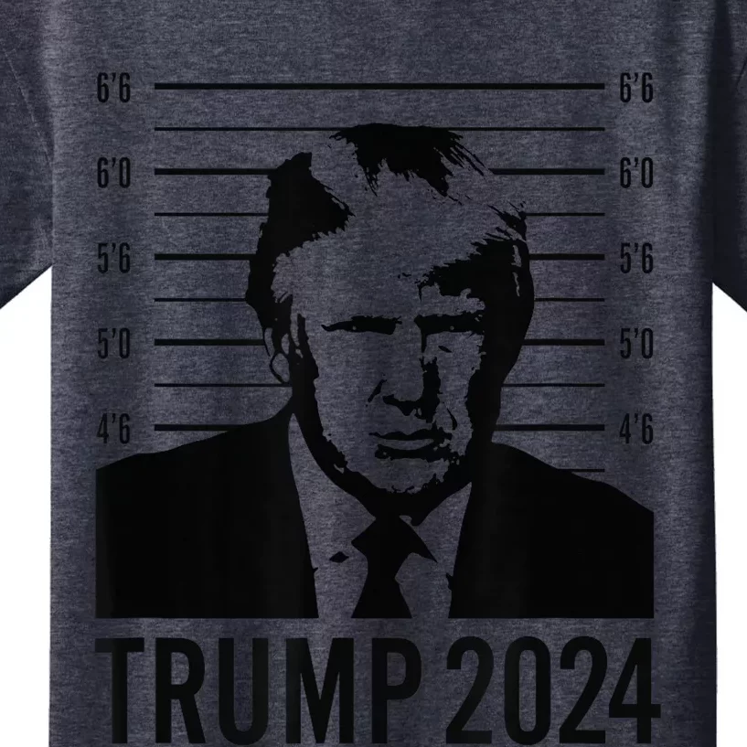 Trump Mugshot 2024 President Kids T-Shirt