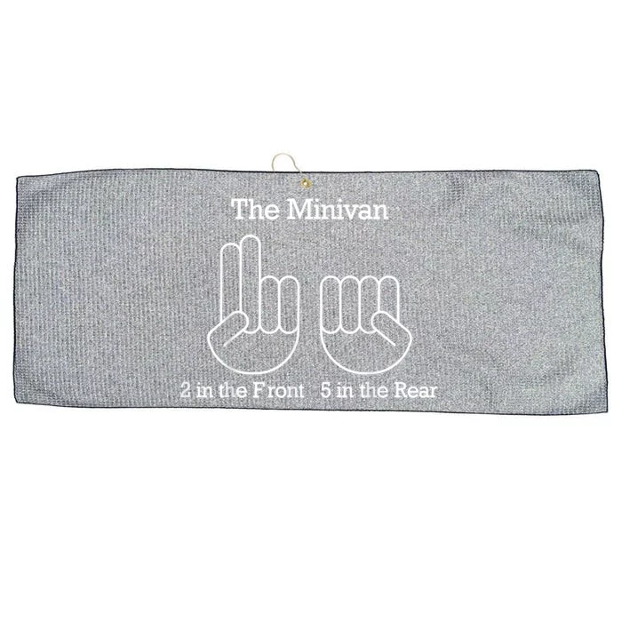 The Minivan 2 In The Front 5 In The Rear Large Microfiber Waffle Golf Towel