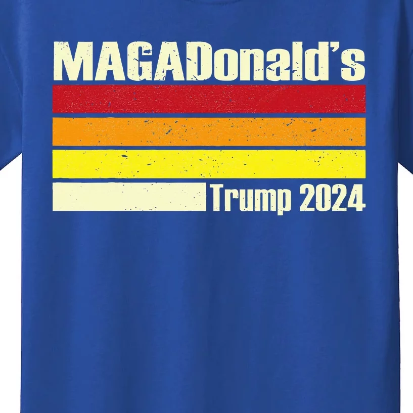 Trump MagadonaldS 2024 Trump Kids T-Shirt