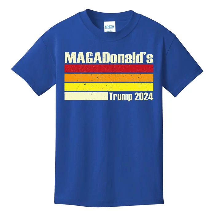 Trump MagadonaldS 2024 Trump Kids T-Shirt