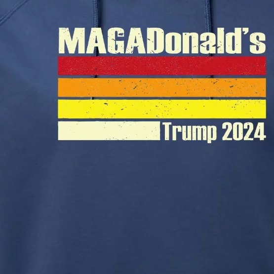 Trump MagadonaldS 2024 Trump Performance Fleece Hoodie