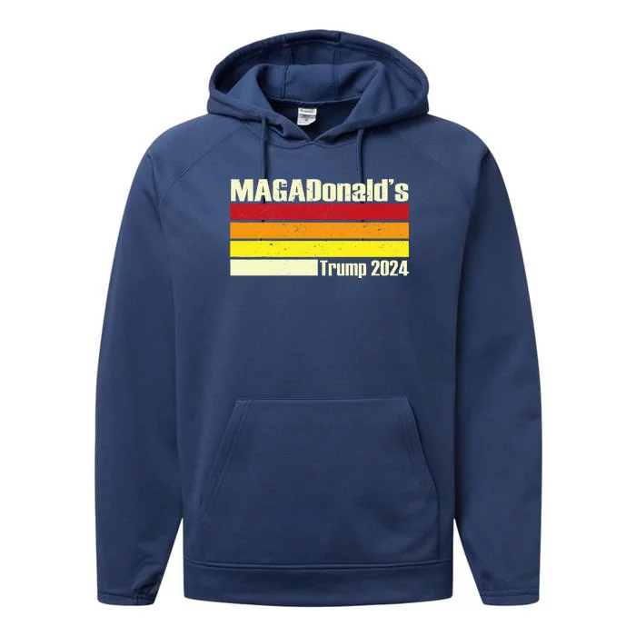 Trump MagadonaldS 2024 Trump Performance Fleece Hoodie