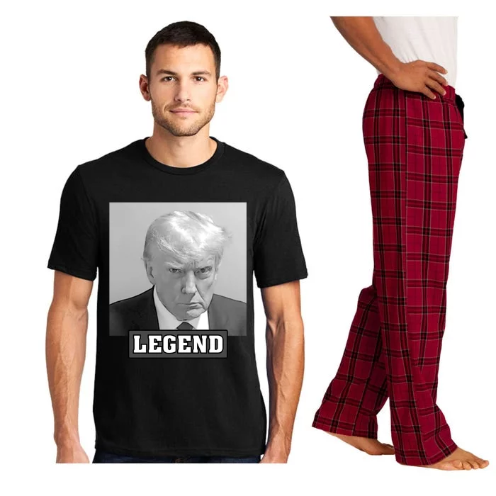 Trump Mugshot 2024 President Legend Gift Pajama Set