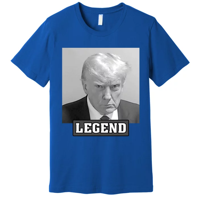 Trump Mugshot 2024 President Legend Gift Premium T-Shirt