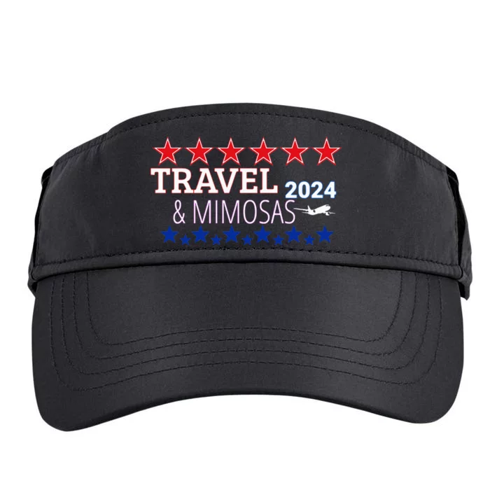 Travel & Mimosas 2024 Adult Drive Performance Visor