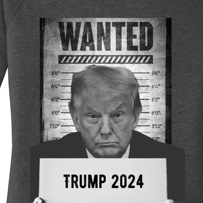 Trump Mugshot 2024 President Women's Perfect Tri Tunic Long Sleeve Shirt