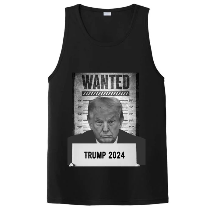 Trump Mugshot 2024 President Performance Tank