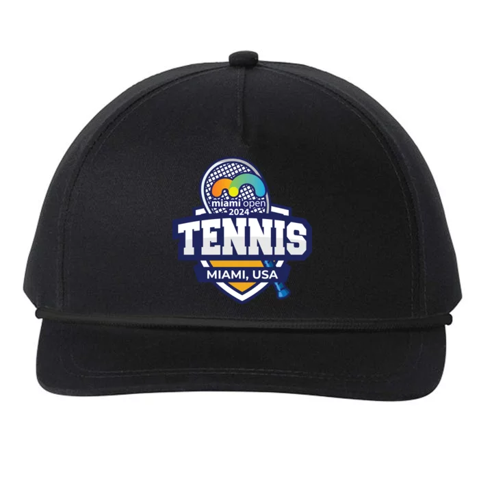 Tennis Miami 2024 Limited Edition: Serve Style On And Off The Court Snapback Five-Panel Rope Hat