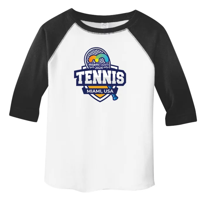 Tennis Miami 2024 Limited Edition: Serve Style On And Off The Court Toddler Fine Jersey T-Shirt