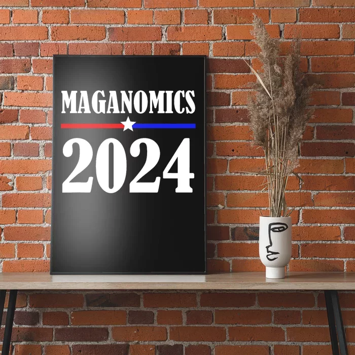 Trump Maganomics 2024 Funny Biden Trump Poster