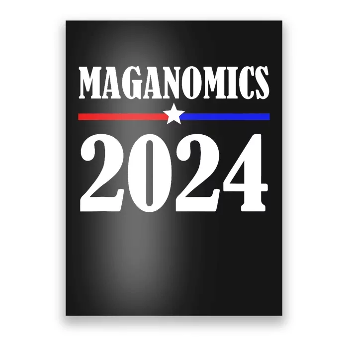 Trump Maganomics 2024 Funny Biden Trump Poster