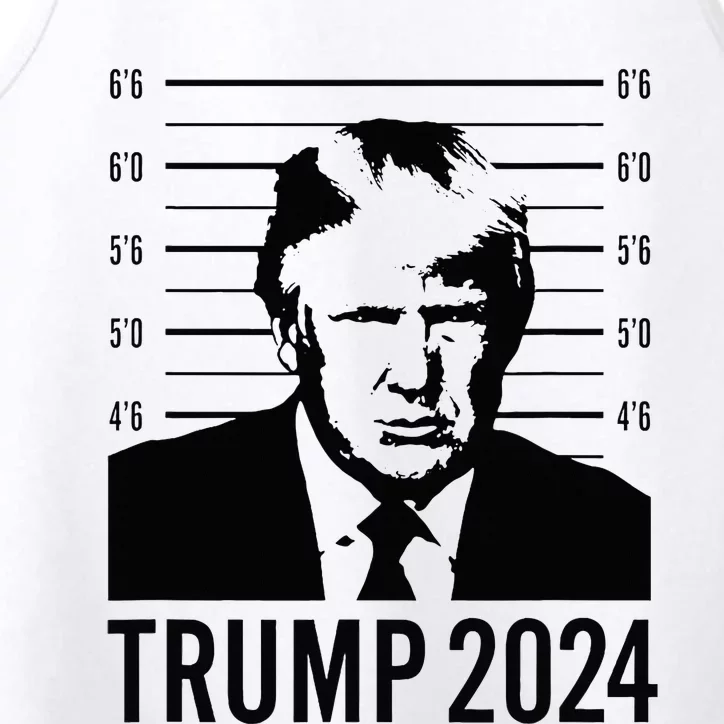 Trump Mugshot 2024 President Performance Tank