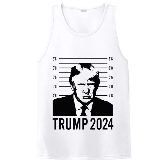 Trump Mugshot 2024 President Performance Tank