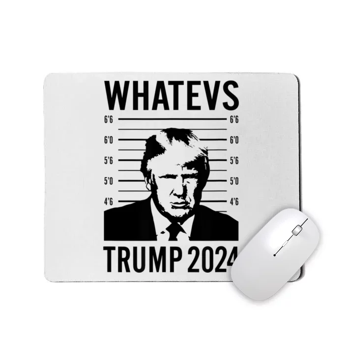 Trump Mugshot 2024 President Legend Trump never surrender Mousepad