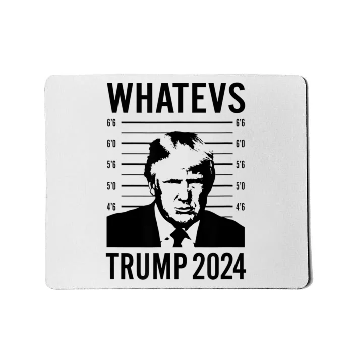 Trump Mugshot 2024 President Legend Trump never surrender Mousepad