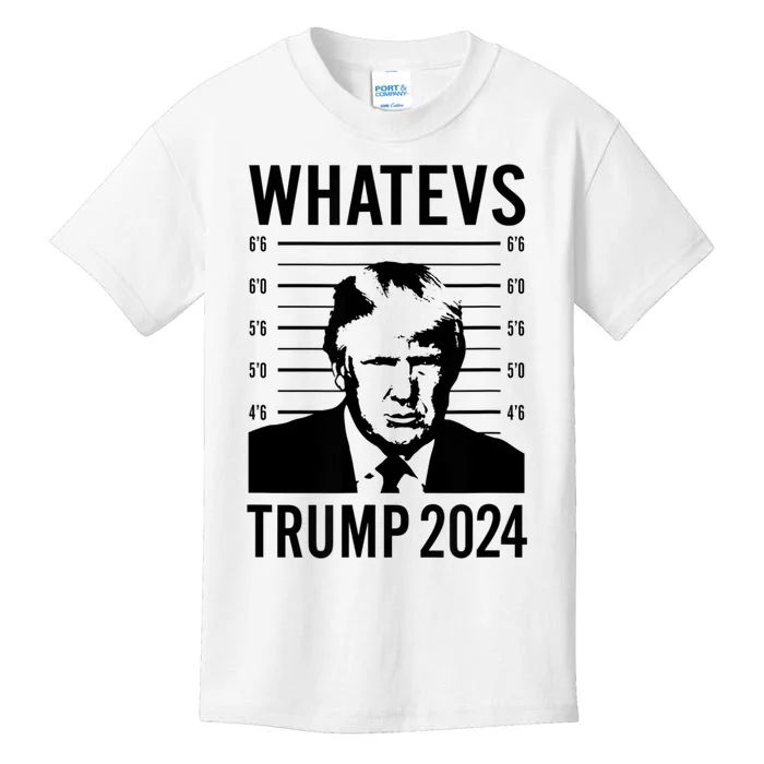 Trump Mugshot 2024 President Legend Trump never surrender Kids T-Shirt