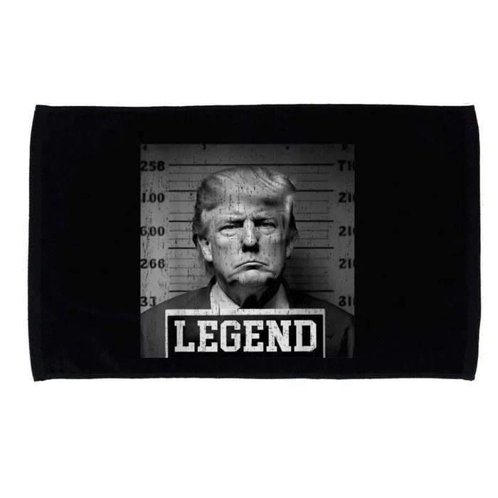 Trump Mugshot 2024 President Legend Microfiber Hand Towel