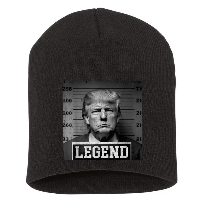 Trump Mugshot 2024 President Legend Short Acrylic Beanie