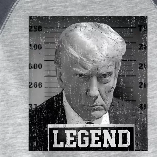 Trump Mugshot 2024 President Legend Donald Trump Mugshot Toddler Fine Jersey T-Shirt