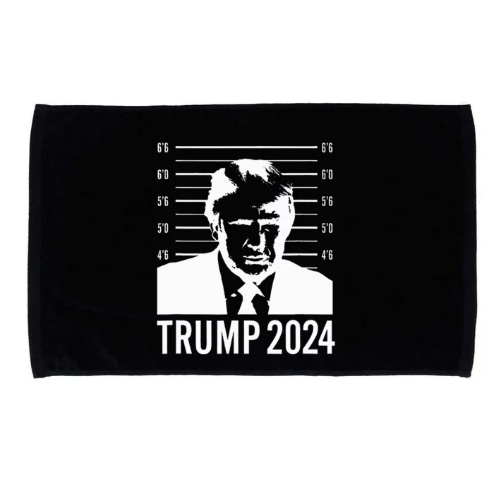 Trump Mugshot 2024 President Microfiber Hand Towel