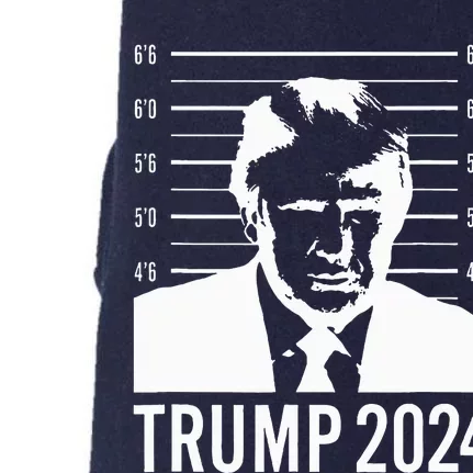 Trump Mugshot 2024 President Doggie 3-End Fleece Hoodie