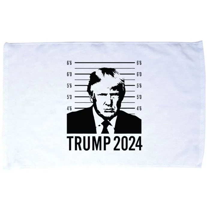 Trump Mugshot 2024 President Microfiber Hand Towel