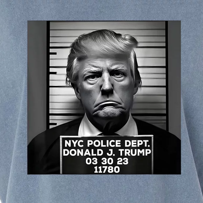 Trump Mugshot 2024 President Garment-Dyed Women's Muscle Tee