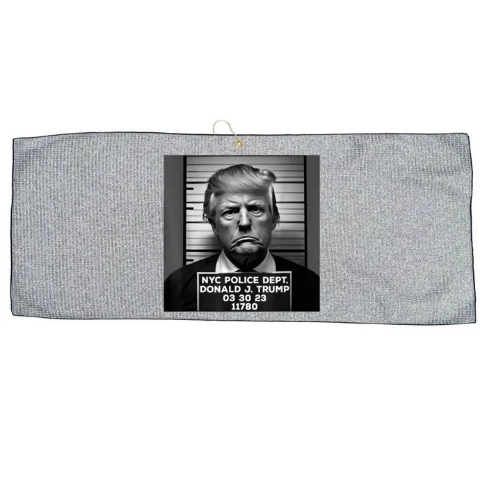 Trump Mugshot 2024 President Large Microfiber Waffle Golf Towel