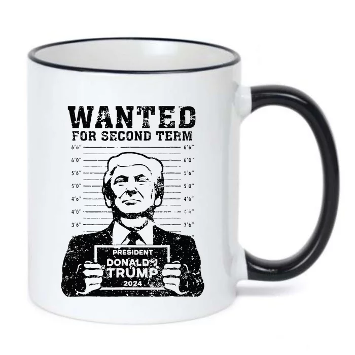 Trump Mugshot 2024 President Wanted For Second Term Black Color Changing Mug