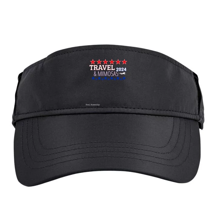 Travel & Mimosas 2024 Adult Drive Performance Visor