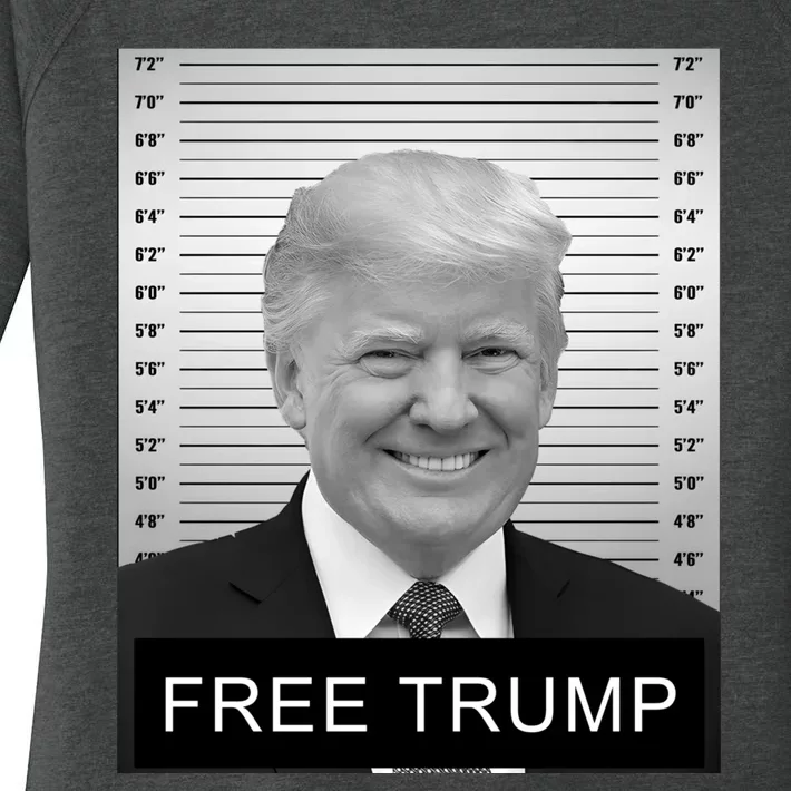 Trump Mugshot 2024 Free Trump Mugshot Women's Perfect Tri Tunic Long Sleeve Shirt