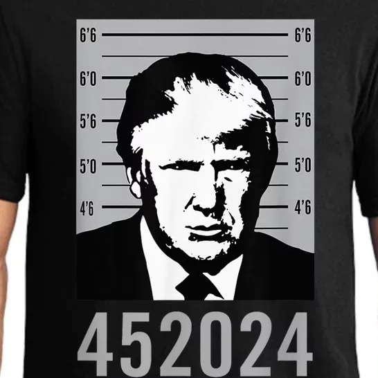 Trump Mugshot 452024 2024 President Pajama Set