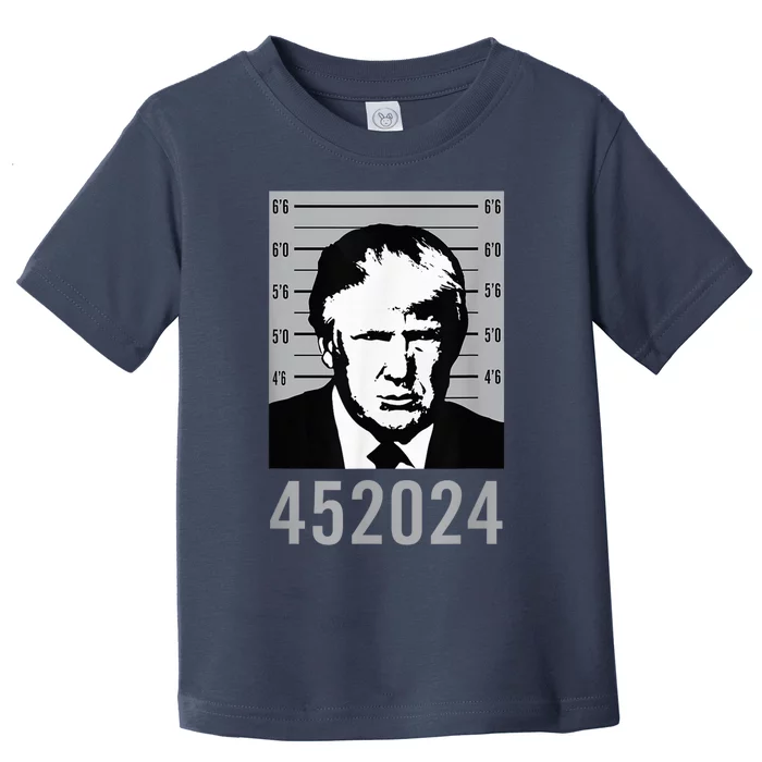 Trump Mugshot 452024 2024 President Toddler T-Shirt