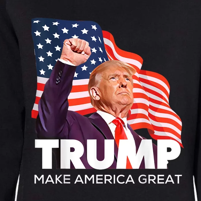 Trump Make America Great Republican President Patriot Usa 24 Womens California Wash Sweatshirt