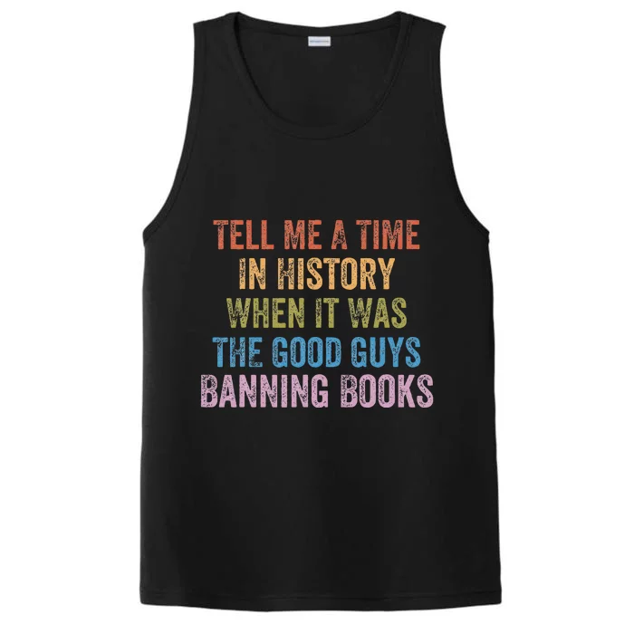 Tell Me A Time In History When It Was Good Guys Banning Book Performance Tank