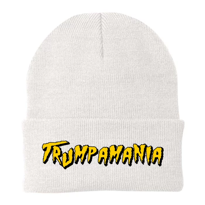 Trumpamania Make America Great Again 2024 Front & Back Knit Cap Winter Beanie