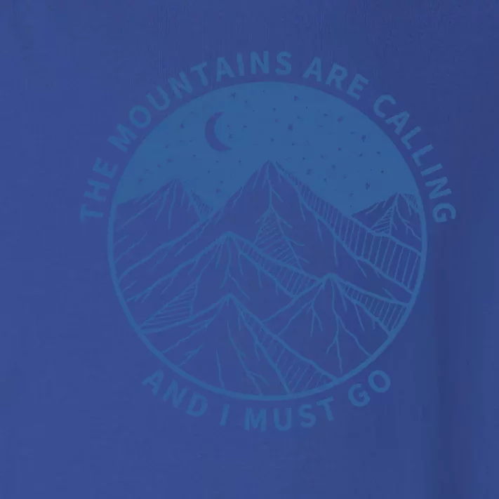 The Mountains Are Calling And I Must Go Cool Hiking Climbing Funny Gift Toddler Long Sleeve Shirt