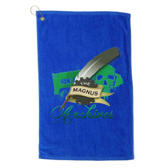 The Magnus Archives Logo Platinum Collection Golf Towel