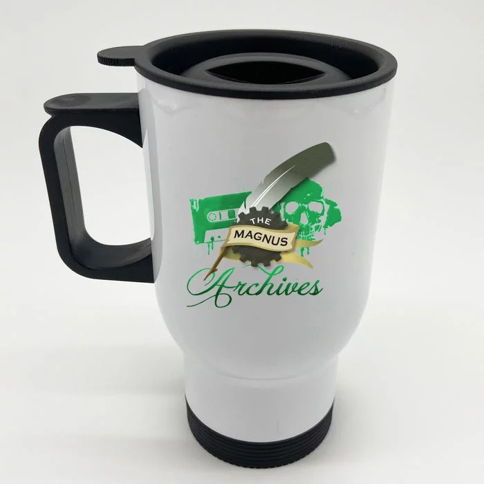 The Magnus Archives Logo Front & Back Stainless Steel Travel Mug