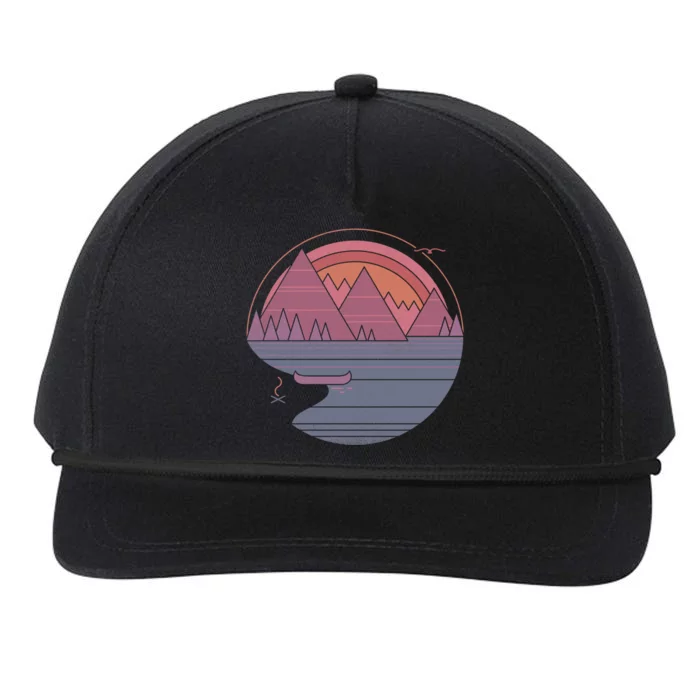 The Mountains Are Calling Snapback Five-Panel Rope Hat