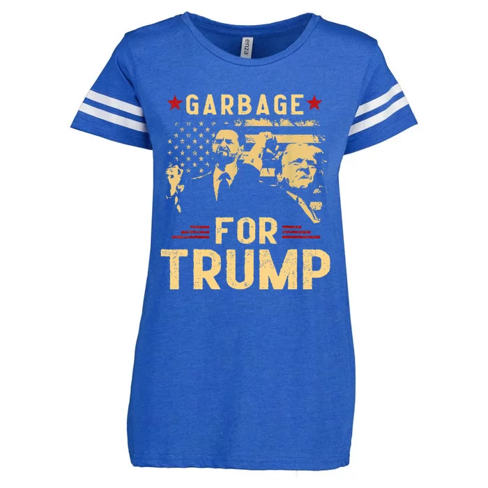 Trump Make American Garbage Great Again Enza Ladies Jersey Football T-Shirt